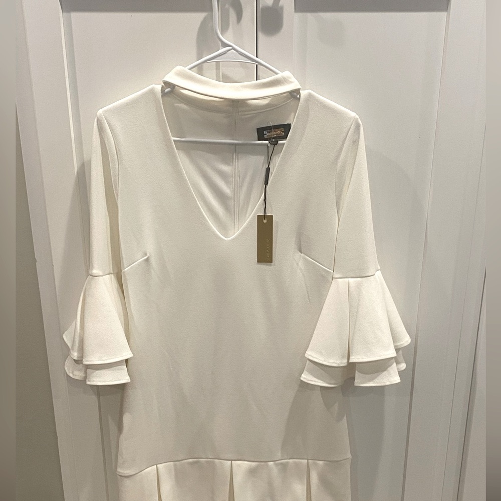 ALEXIA ADMOR WHITE DRESS SIZE 8